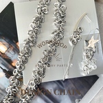 ☆再入荷【10cm】リングリング　シルバーデザインチェーン　
