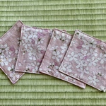 和柄コースター桜4枚組