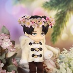 小人の花冠、桜。　オビツ11サイズ