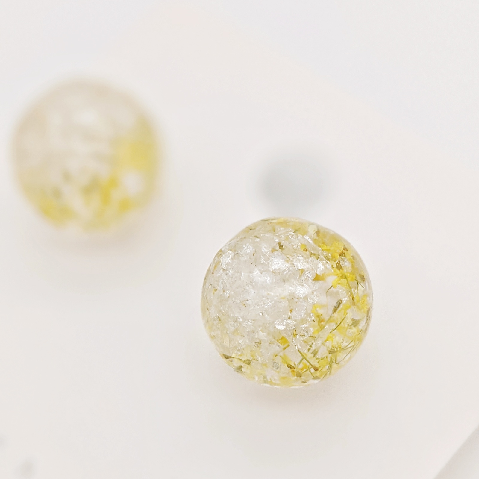 ayaka_Love_animation様　7点おまとめ　本物のお花のピアス 18金 ピアス 18k K18 ダイヤ お花 フラワーモチーフ スタッド