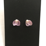 花びらのピアス ピンク