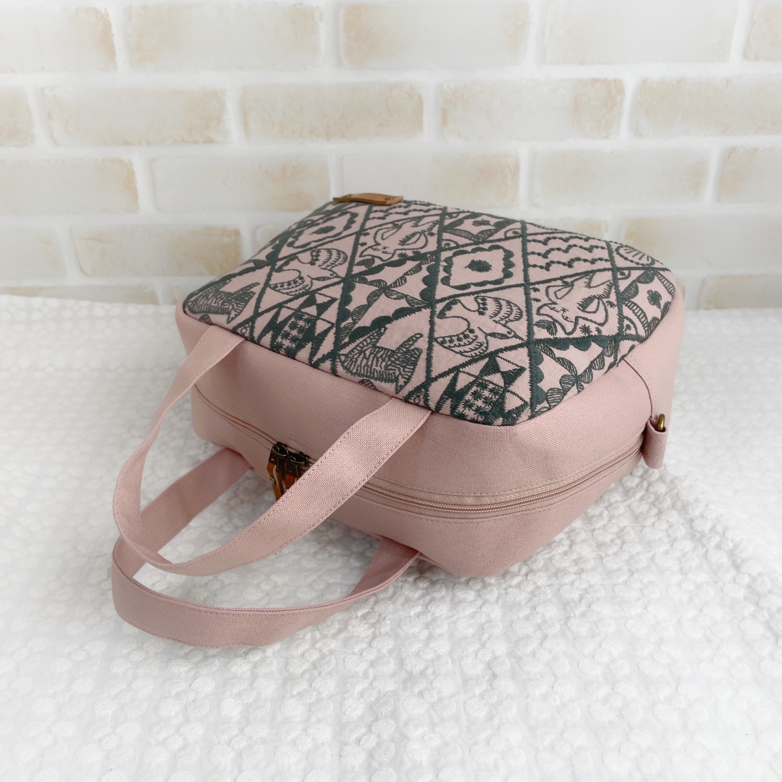 2wayボストンバッグ / シンフォニー ピンクモスグリーン / ミナ