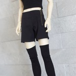 13少年サイズ　パンツ＆ソックス　ファスナーアンティークゴールド