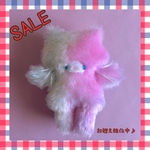 SALE♡ゆめかわネコさん☆ホワホワな手のひらサイズのぬいぐるみ☆①