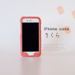iPhone6s SE iPhone各種レザーケース（さくら）
