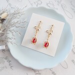 チューリップ　ピアス/イヤリング