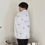 やわふわ🦕名入れブランケット（Dinosaurs）通年用 出産祝い　ギフト