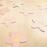 【壁面装飾】桃の花だけ　ピンク多め　白　いっぱい　節分　ひな祭り　保育　冬　春　2月　3月　壁面