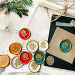 《xmas薔薇》シーリングスタンプシール10枚set