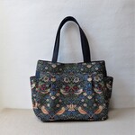ウイリアムモリス　いちご泥棒　＊ショルダートートバッグ＊（マルチックブルー）