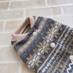 犬服SS ノルディックスノー  バックオープン(背中開き)✨送料無料✨