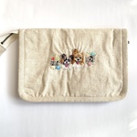 anzu0626様オーダー品☆犬の手刺繍の愛犬手帳入れ