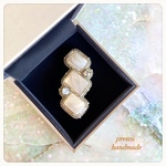 Shell Brooch ビーズ刺繍ブローチ