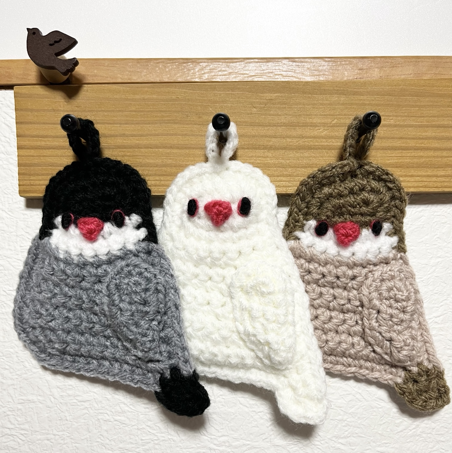 編み小物 文鳥 セット - cotori GALLERY | minne byGMOペパボ 国内最大