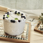【ご予約品】特注クレイケーキ1段 ホイップ&ベリー