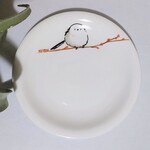 週末SALE☆シマエナガのお皿【直径15cm】