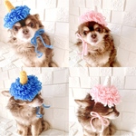 新作 鬼は外〜もうすぐ節分 愛犬に鬼の帽子