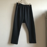 SALE 圧縮ウールニット（ダークグレー）で作ったサルエルパンツ