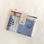 コインポーチ ダブルファスナー【アジサイ】
