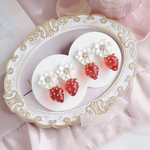 いちごのレアチーズケーキ🍓イヤリング
