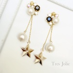 星ずくしビジューピアス イヤリング