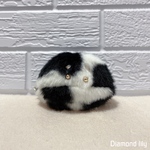 しんぱいくん　ミニサイズ　牛柄(金目)　ぬいぐるみ
