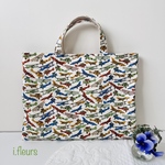 【Ｊ様専用】男の子向け✈︎LIBERTY Tom's Jet柄❁レッスンバッグ(帆布)