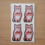 ねこシール  ＜茶トラ＞