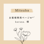 お客様専用ページ*.+ﾟ