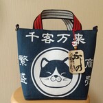 再再販【受注制作】猫八商店 にゃんこ堂 トートバッグ