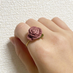 薔薇のリング🌹大人ピンク