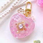 桜　ローズクォーツ入り　ハートシェイカー