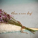 Have a nice day 真鍮レター風ステッカー