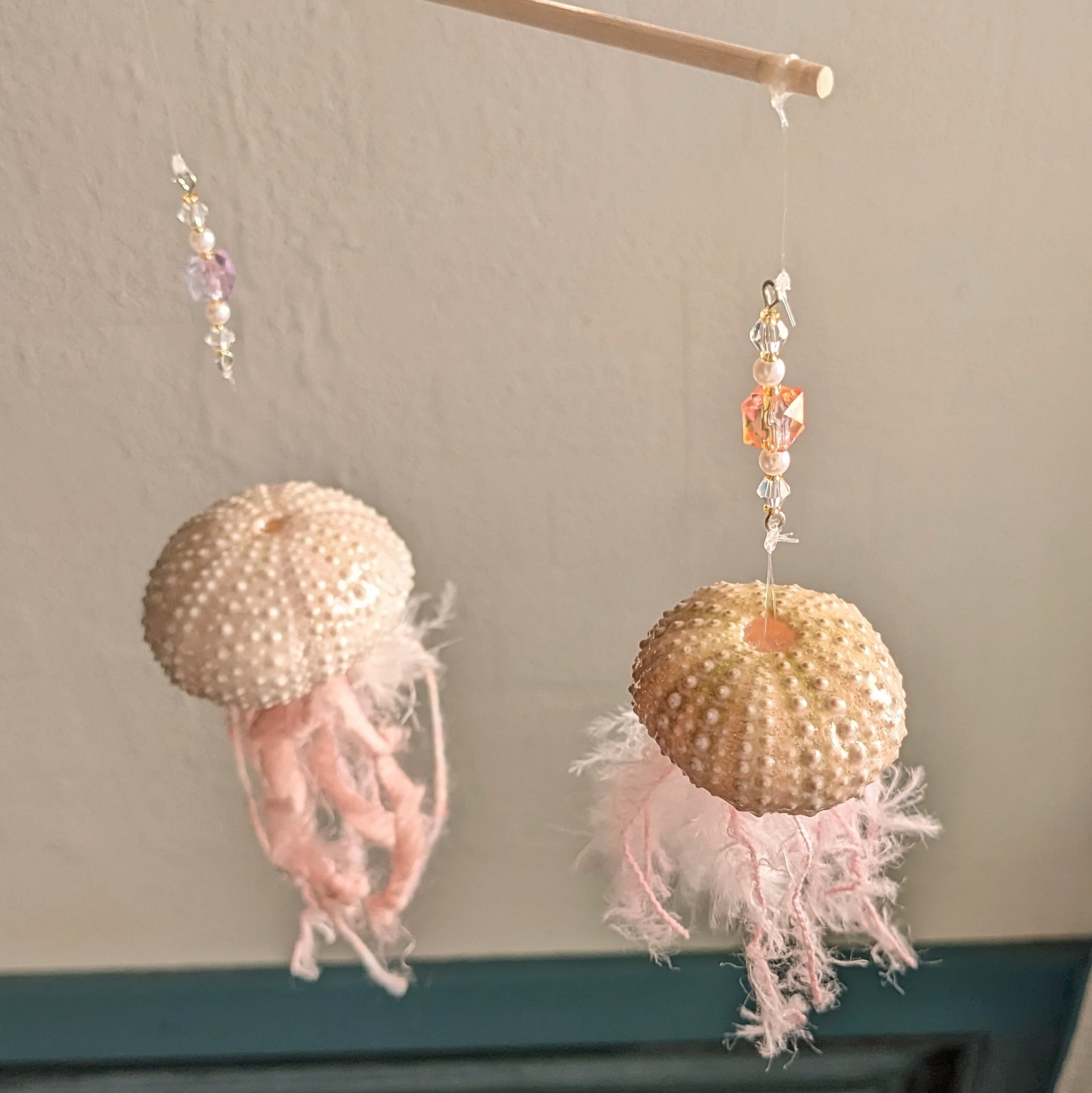 クラゲモビール ミズクラゲ サンキャッチャー モビール メリー ベッドメリー クラゲモビール ミズクラゲ くらげ アマクサクラゲ サン