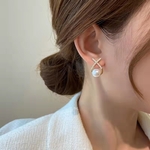 ピアス　結婚式　ブライダル　ウェディング　ブライダルアクセサリー　ブライダルピアス　ウェディングピアス　ピアス　アクセサリー　結婚式　花嫁　韓国　パール　ジルコニア　大ぶり　小ぶり　NAT-0067