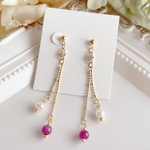 ruby＆ pearlピアス♡