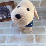 ぽっけに手　お出かけ♫♫ ラブラドール　ぬいぐるみ