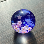[予約品]雲レジン玉　桜　Ⅱ