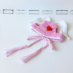 猫の帽子 Crochet cat hat 天使の帽子