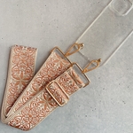 花柄刺繍 バッグショルダー スマホショルダー 鞄ショルダー ショルダーバッグ iPhoneケース スマホケース