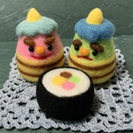 🌸ご予約品🌸節分飾り👹【仲良し鬼ちゃんと恵方巻き】