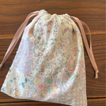 リバティのパッチワーク巾着袋♡