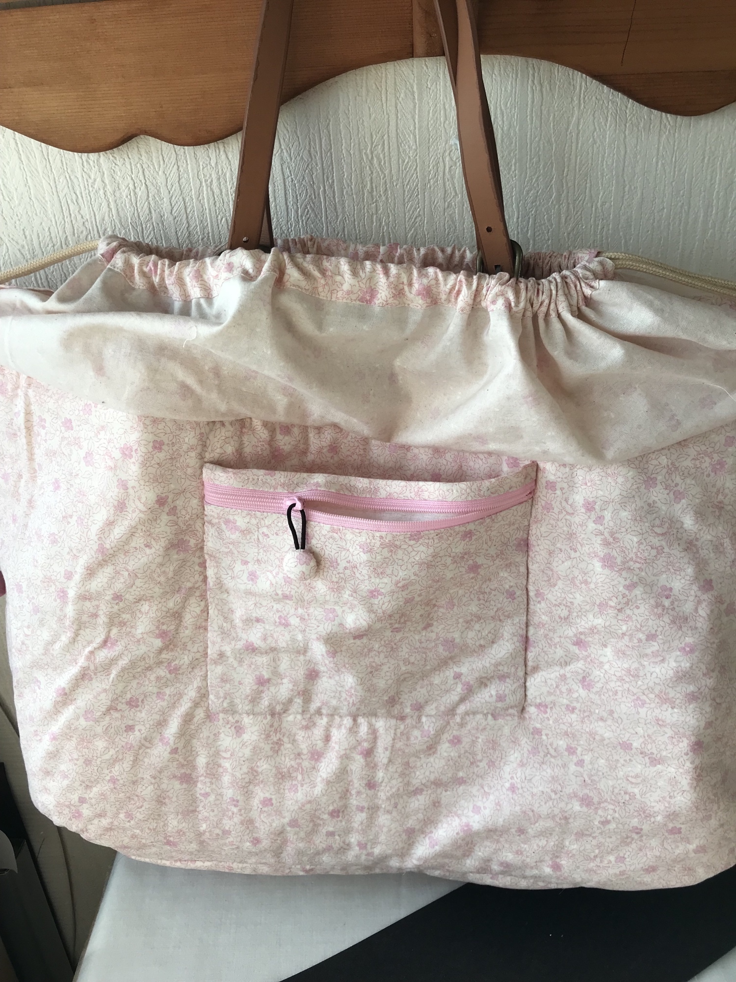 パッチワークキルト　ログキャビンとドレスデンのトートバック　ハンドメイド 5dff9b8a2c69e1761877f4a4350e0e