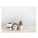 ハリネズミさんと雪だるま
