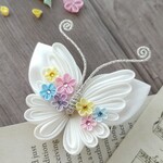 【はす香さん専用】パステル蝶々のヘアクリップ