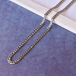 【送料無料】6ミリカット喜平 ネックレスチェーン/ステンレス316L（1本価格）メンズ