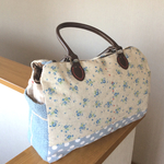 *クロスライン*ミズイロスクエアボストンバッグ