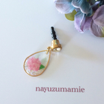 ＊紫陽花∞レジン＊イヤホンジャックピアス【278】