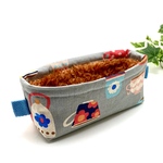 ちょい置きメガネ　メガネ置き　ペンケース　ふわふわファー【ティーポット】