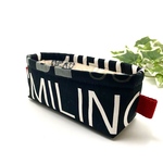 ちょい置きメガネ　メガネ置き　ペンケース　ふわふわファー【英文字】